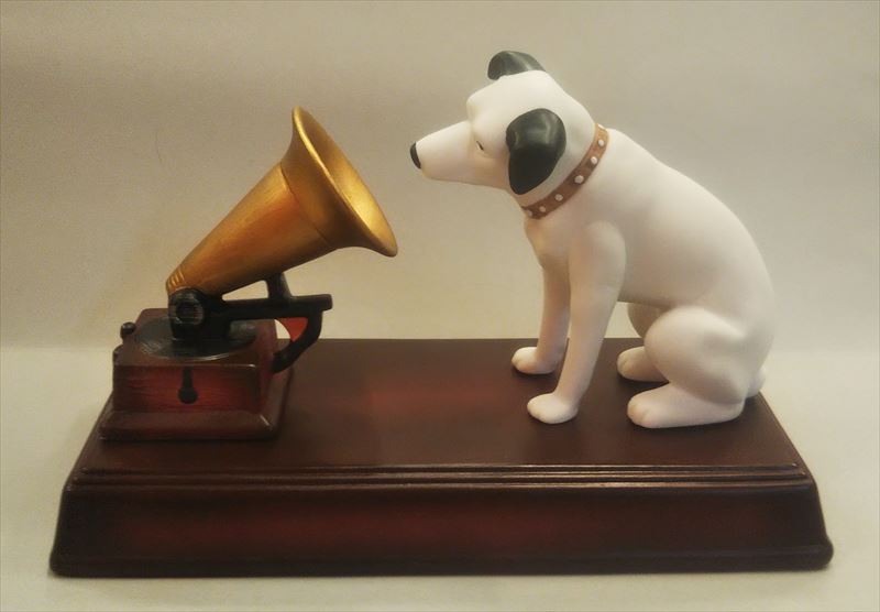 Victor Nipper Dog PVC Figurine  Japan His Master's Voice 