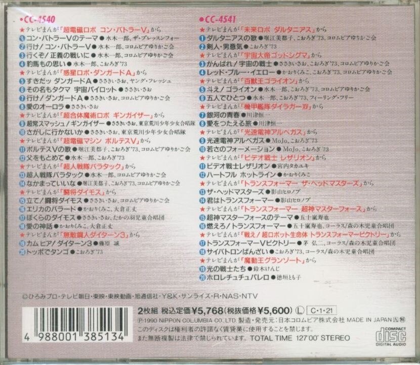 アニメCD ロボットアニメ大全集 Vol.2 | まんだらけ Mandarake