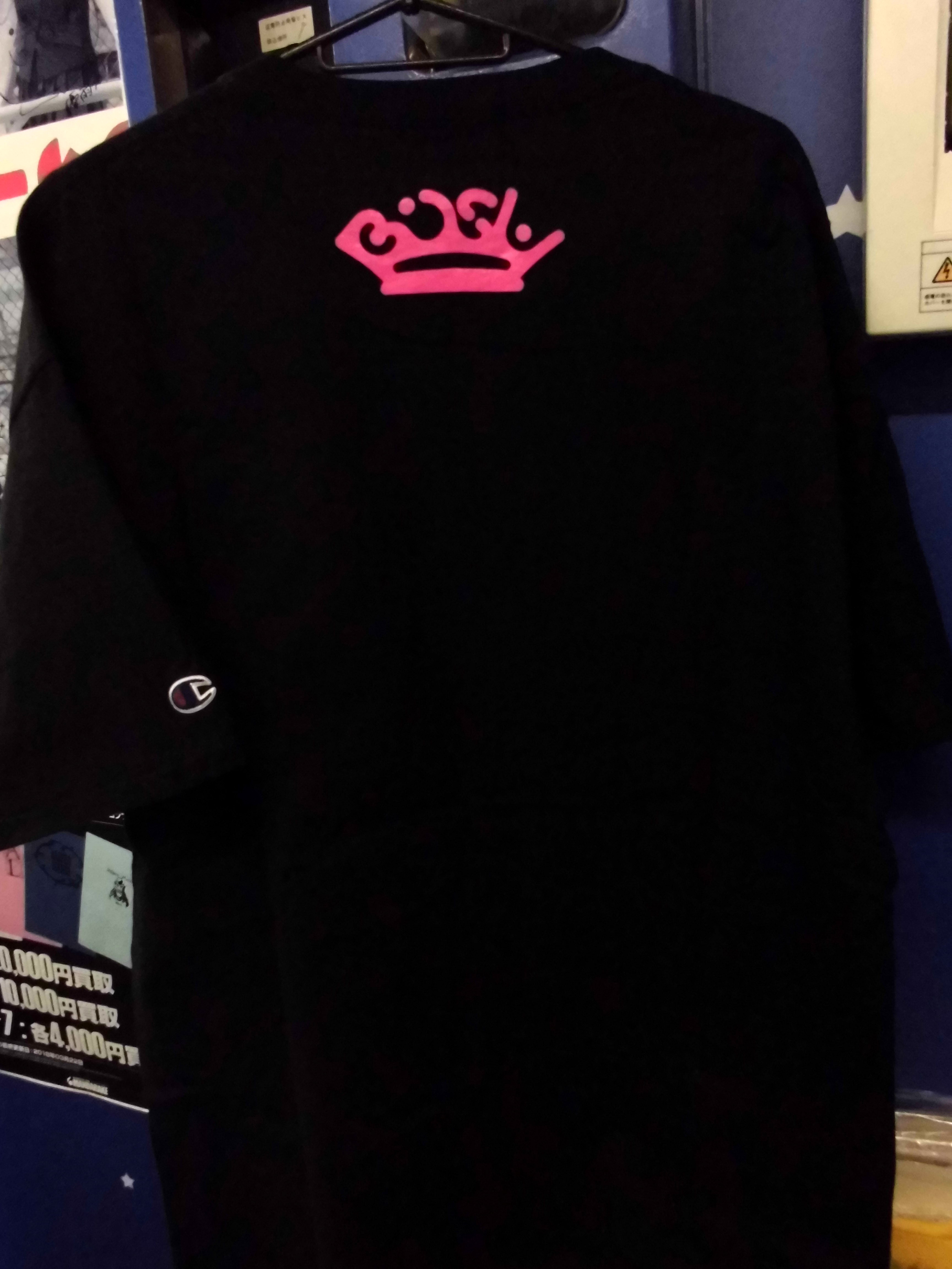 BiSH 幕張限定 IDOLTシャツ Champion ピンクロゴ XLサイズ 開封