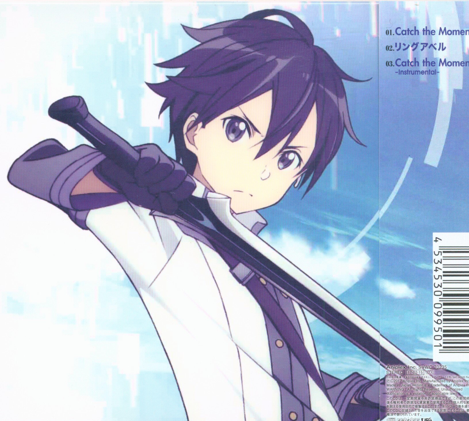 Anime Cd Movie Version Sword Art Online Ordinal Scale The Theme Song Lisa Catch The Moment Anime Machines Mandarake Online Shop