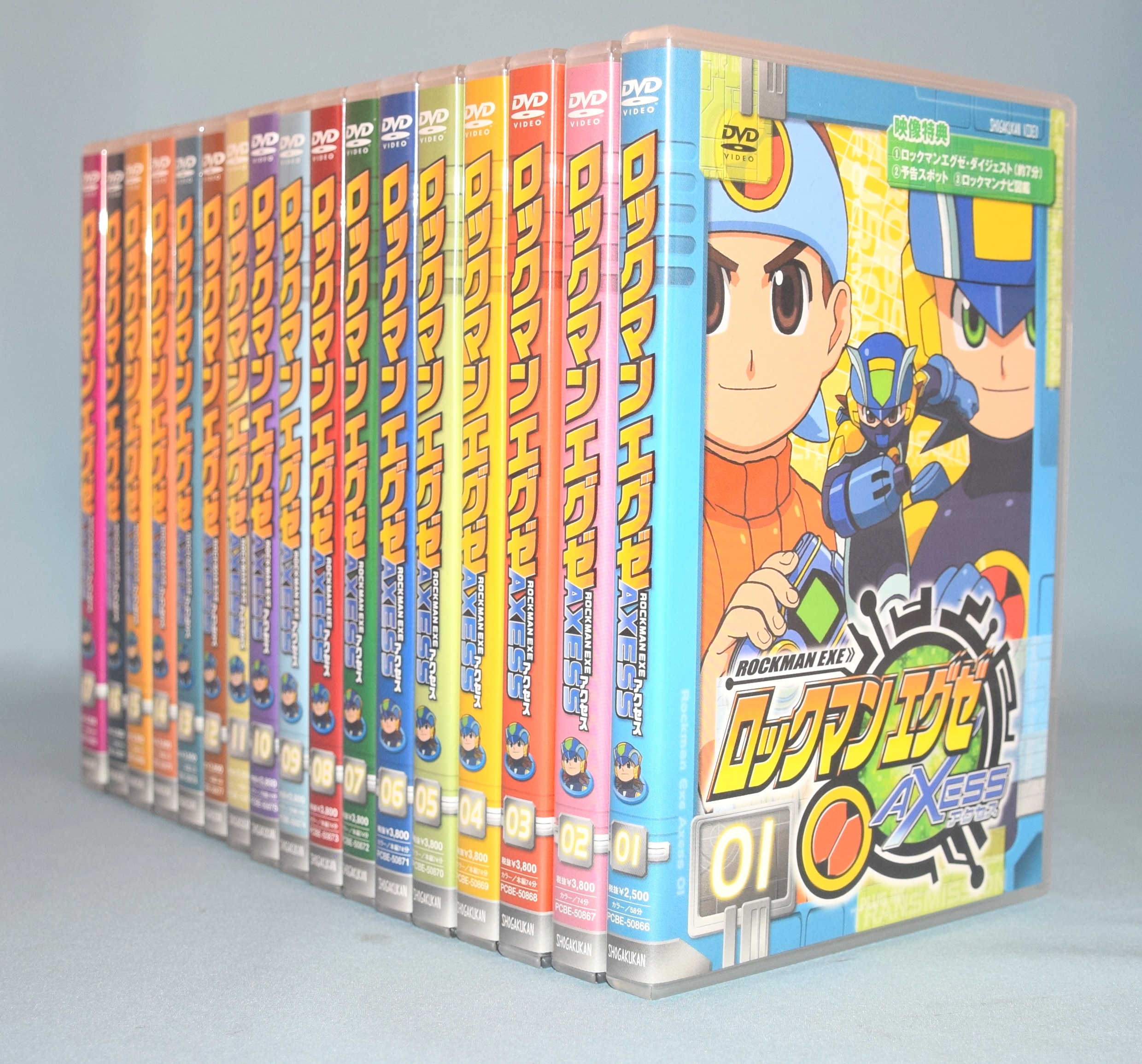 東京通販DVD　ロックマンエグゼ　ファーストエリア　１巻から５巻　セット ら行
