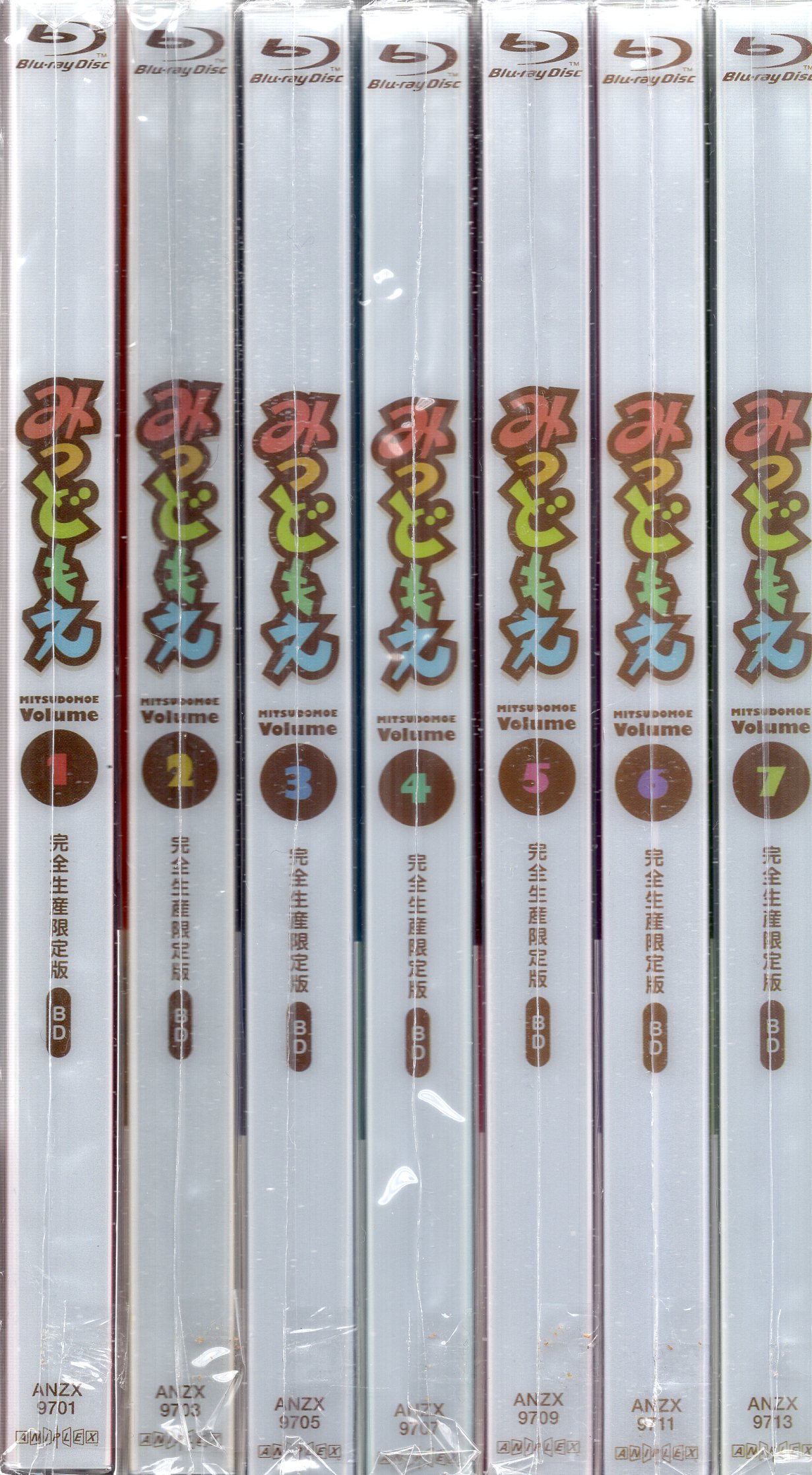 アニメBlu-ray みつどもえ 完全生産限定版全7巻 セット