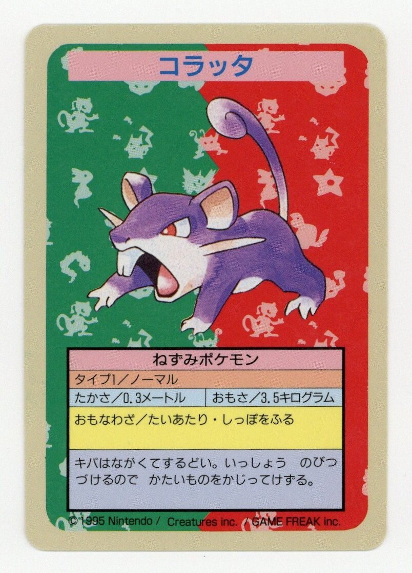 ポケモンカード トップサン 裏青 コラッタ www.sudouestprimeurs.fr