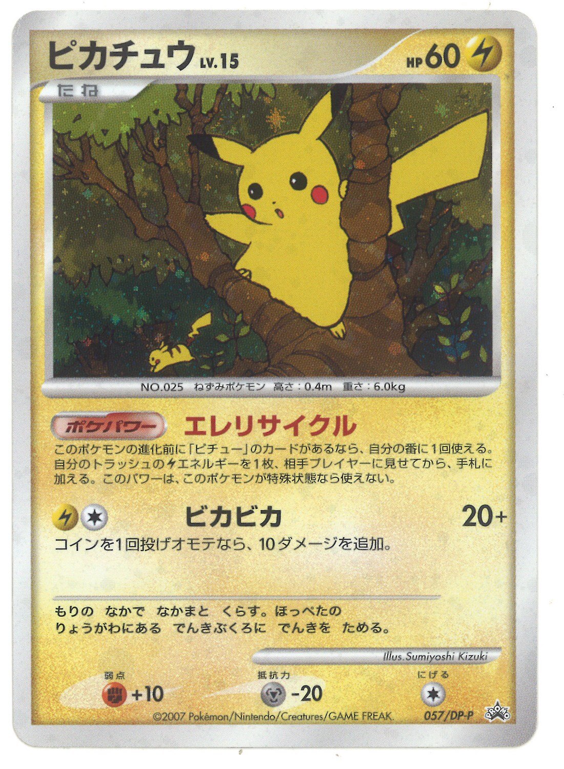 Dp Promo 057 Dp P Pikachu Lv 15 Mandarake Online Shop