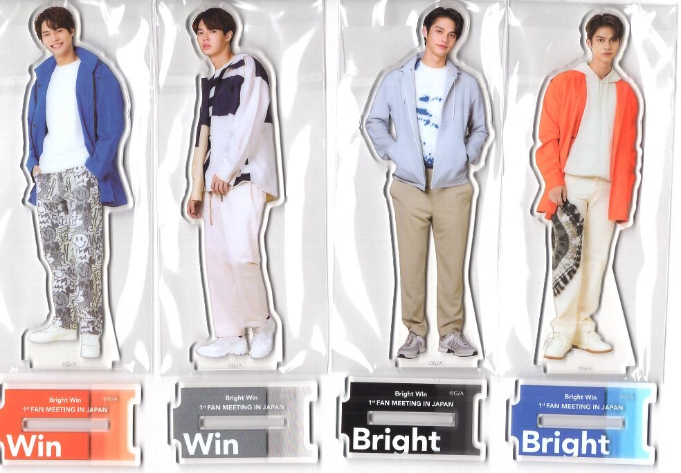 Bright Win 1st FAN MEETING IN JAPAN Trading Acrylic Standee set of