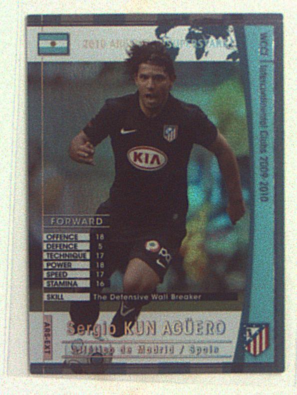 Sega Wccf Wccf09 10 Sergio Aguero 09 10 Ex Ars Ex Mandarake Online Shop