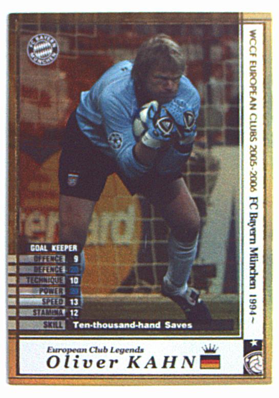 Sega WCCF WCCF05-06 Oliver Kahn (05-06 / LE / notation Yes) LE 