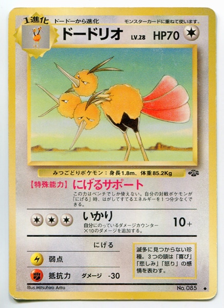 旧裏 2弾 ポケモンジャングル ポケモン 無色 ドードリオ まんだらけ Mandarake