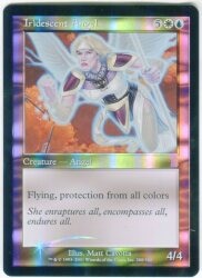 WOTC MtG Odyssey Iridescent Angel (R) (Foil) NM 海外 即決-