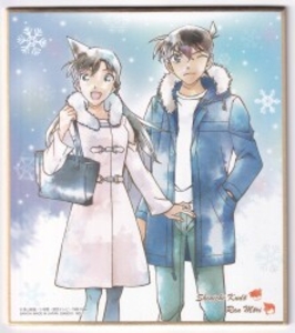 色紙ART 工藤新一&毛利蘭 7