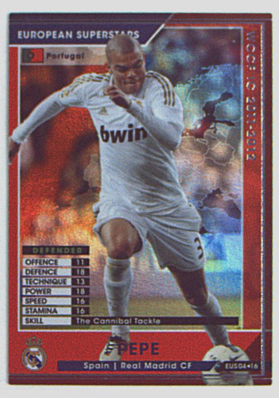 SEGA WCCF WCCF11-12 ☆ Pepe (11-12 / EUS) EUS04 | Mandarake Online 