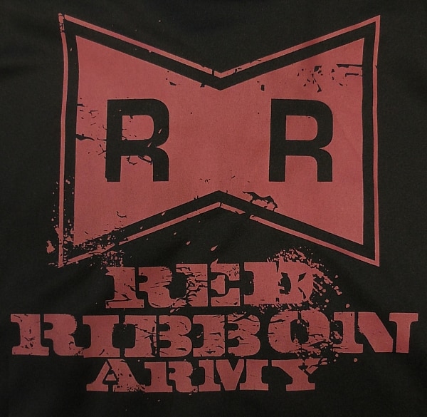 cospadragonballzjerseyredribbonarmyblackredwhitexlsizejapanese