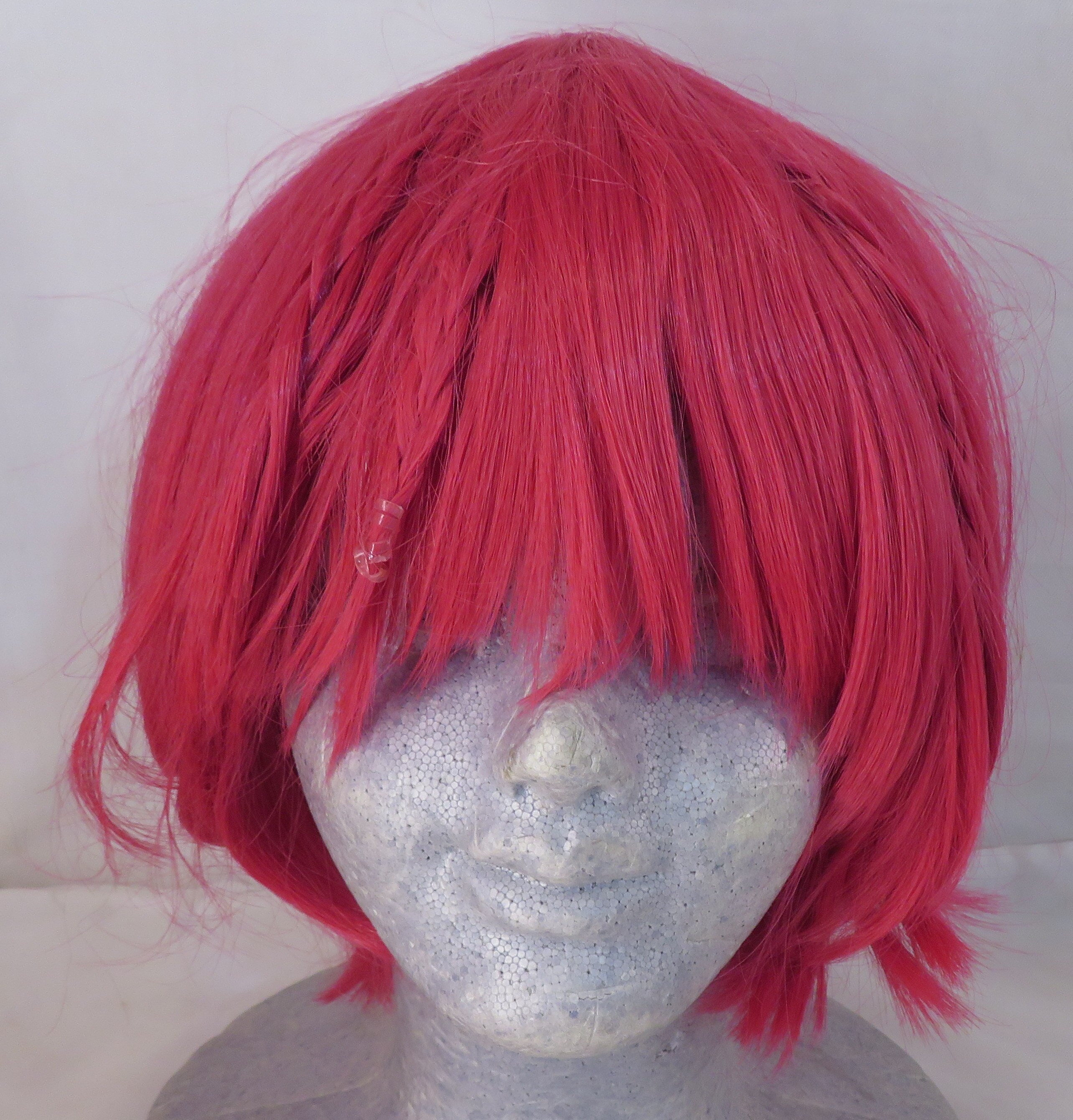 中古ウィッグ ショートウィッグ 錬紅覇風 チェリーピンク系 まんだらけ Mandarake