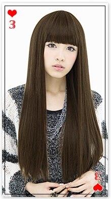 耐熱 Loves Wig 前髪ぱっつんストレートロングウィッグ 3 まんだらけ Mandarake