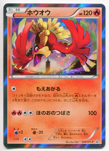 Pokemon Xy Promo 224 Xy P Ho Oh Mandarake Online Shop