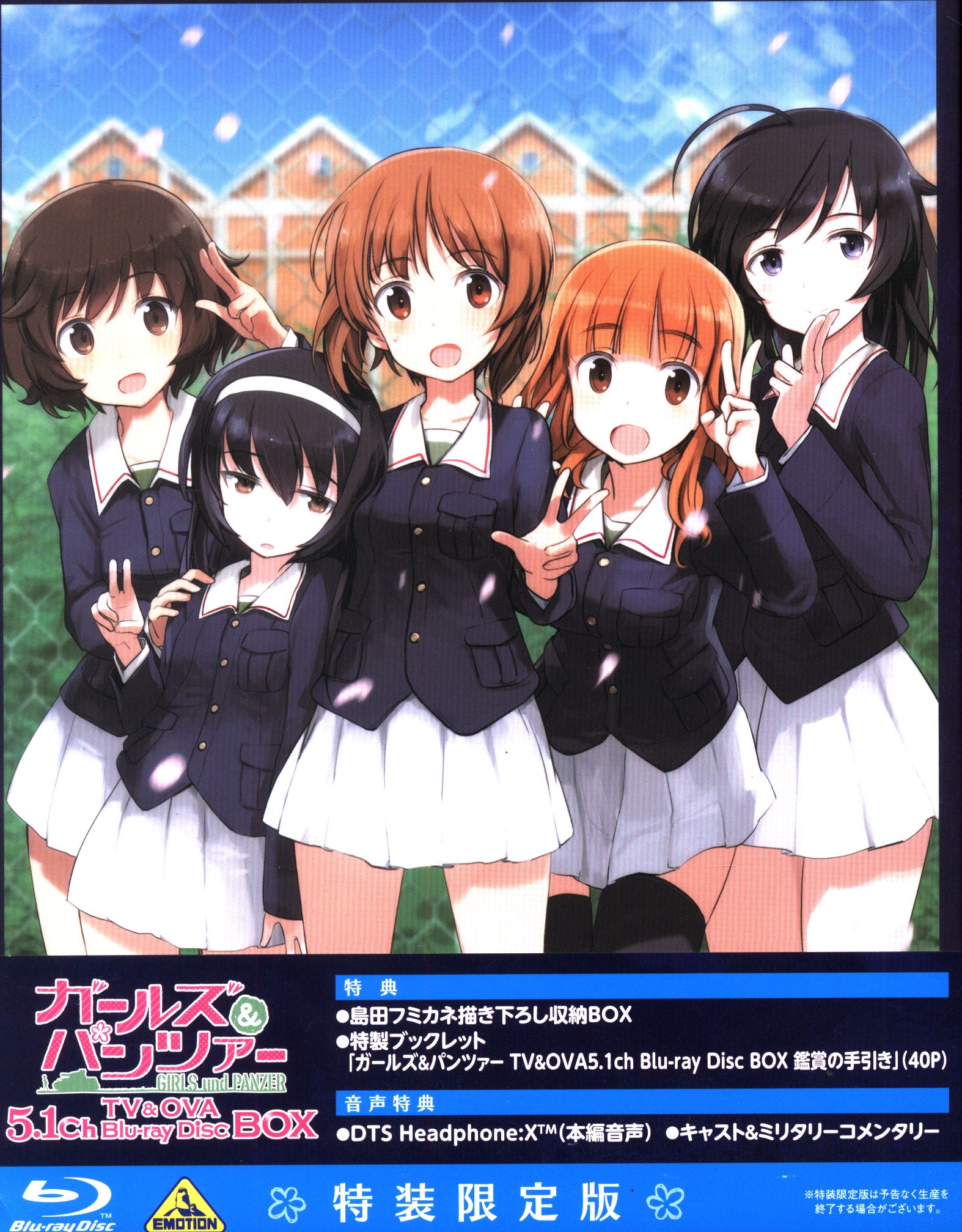 Anime Blu Ray Special Limited Edition Girls Und Panzer Tv Ova 5 1ch Blu Ray Disc Box Mandarake Online Shop
