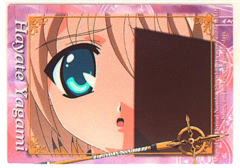 broccoli anime trading card nanoha & magical girl lyrical nanoha