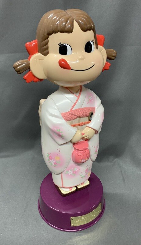 不二家 2003 親子でケーキづくり ペコちゃん 人形 首振り人形 不二家