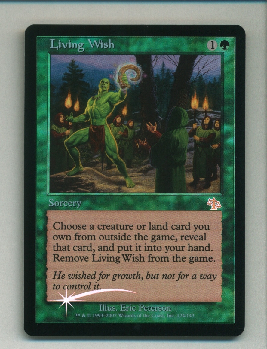 Wizards Of The Coast Judgement Jud En Living Wish Green R Mandarake