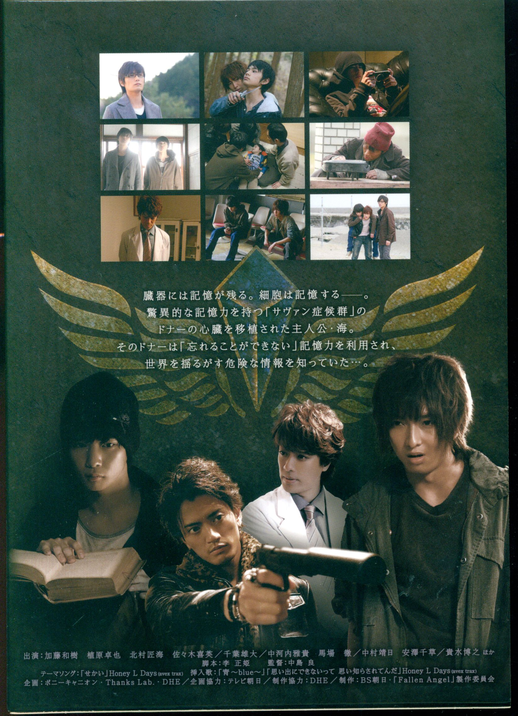 テレビドラマFallen Angel  DVDBOXBS朝日発売
