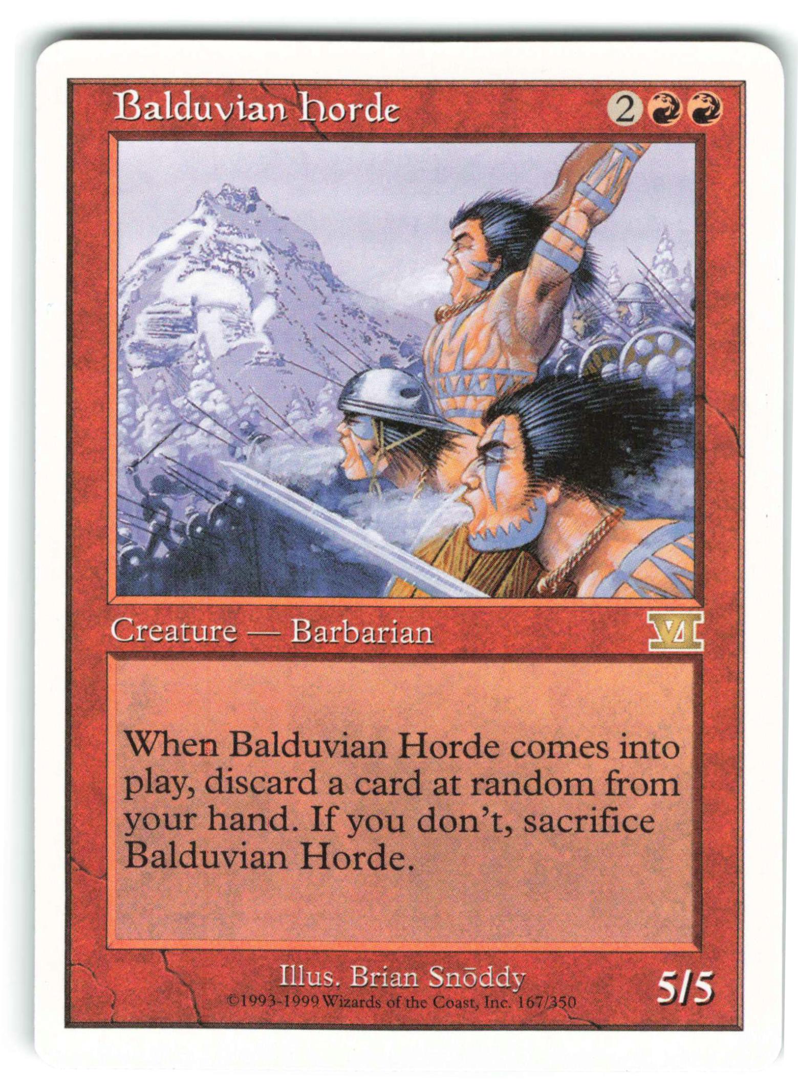 バルデュヴィアの大軍 balduvian horde その他イベント記念系 安い 赤