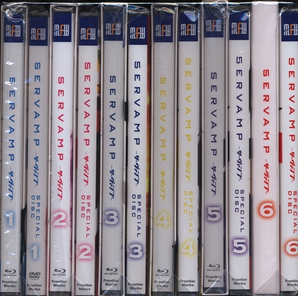サーヴァンプ 1〜6巻セット アニメイト限定版 Blu-ray