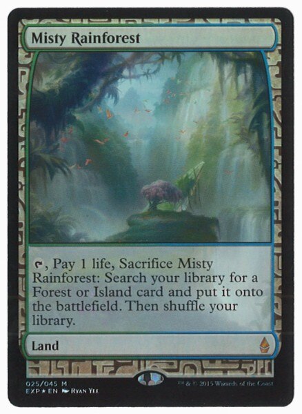 Wizards OF THE COAST Zendikar Expeditions EXP 【英】霧深い雨林/Misty Rainforest 土地R  | まんだらけ Mandarake