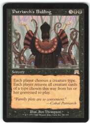 Wizards OF THE COAST オンスロート ONS 【英】総帥の召集/Patriarch's Bidding 黒R