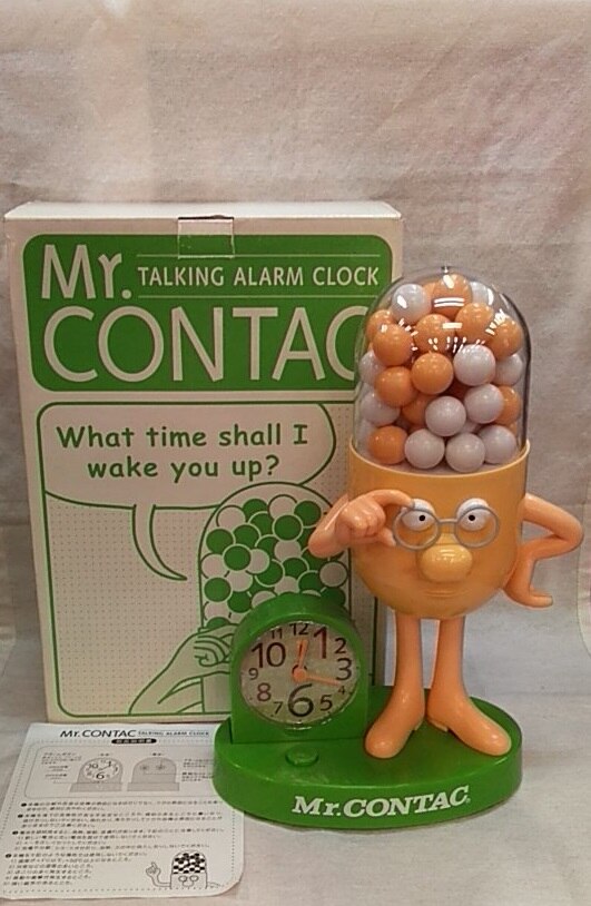 半額】 M r.CONTAC TALKING ALARM CLOCK 美品 非売品 asakusa.sub.jp