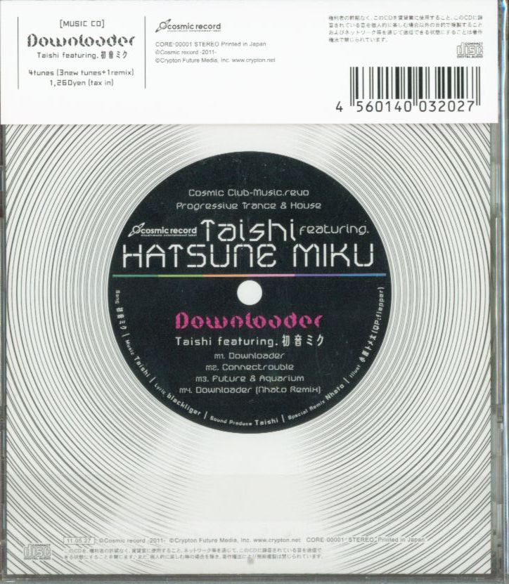 Downloader / Taishi Feat. Hatsune Miku [ Normal Edition