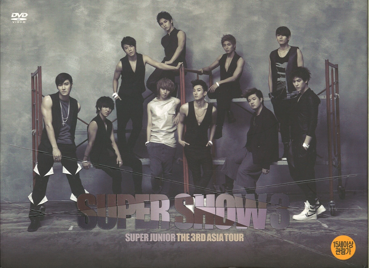 DVD SUPER JUNIOR THE 3RD ASIA TOUR SUPER SHOW 3 Korean edition