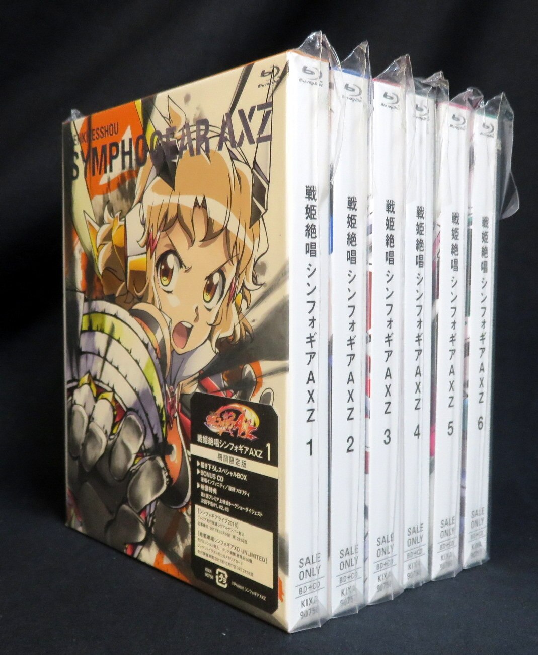 お気に入り】 戦姫絶唱シンフォギアAXZ Blu-ray 限定版 DVD/ブルーレイ 全6巻セット Ryuukou ni