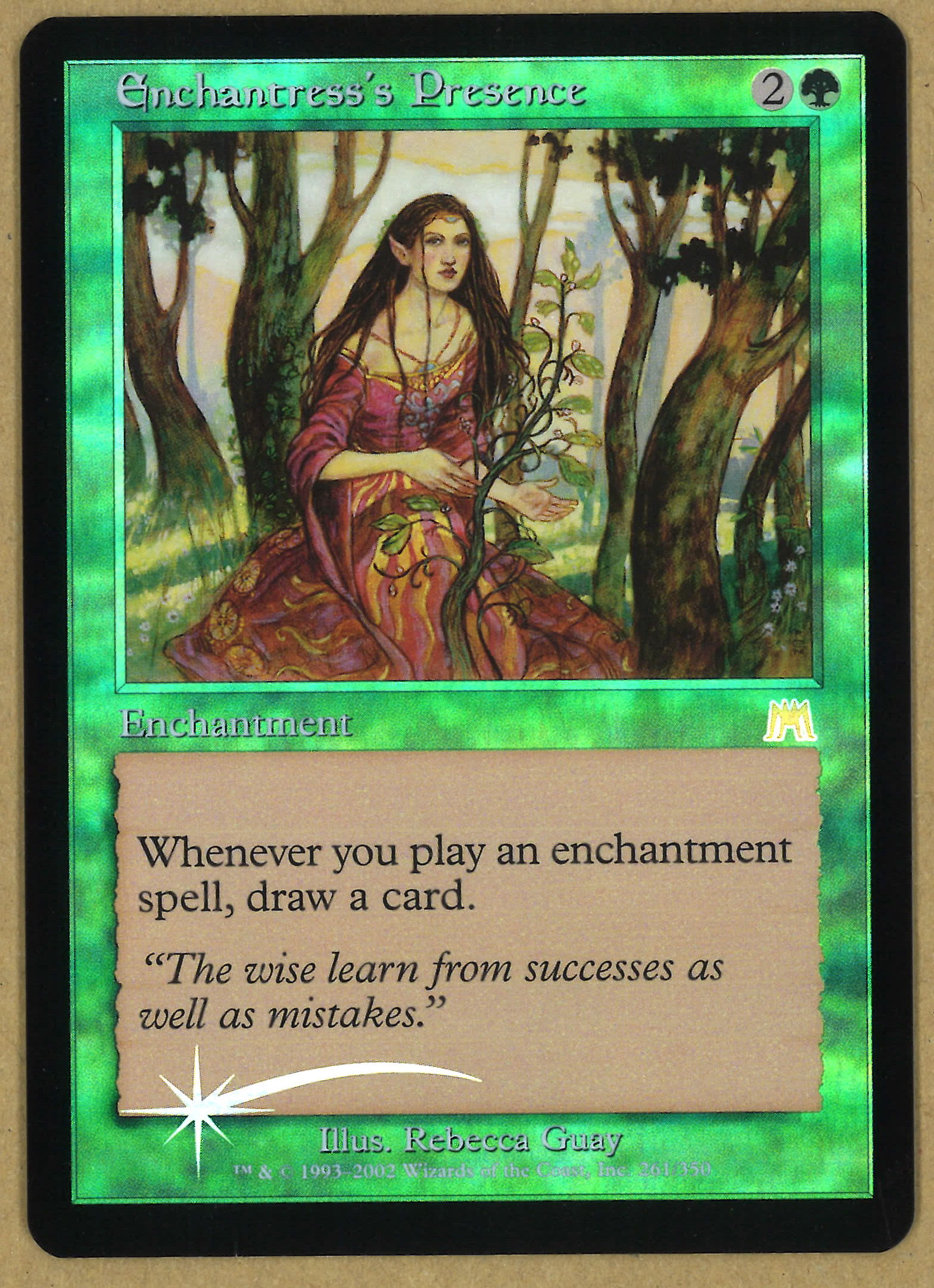 Wizards OF THE COAST オンスロート ONS 【英】女魔術師の存在/Enchantress's Presence 緑R |  まんだらけ Mandarake