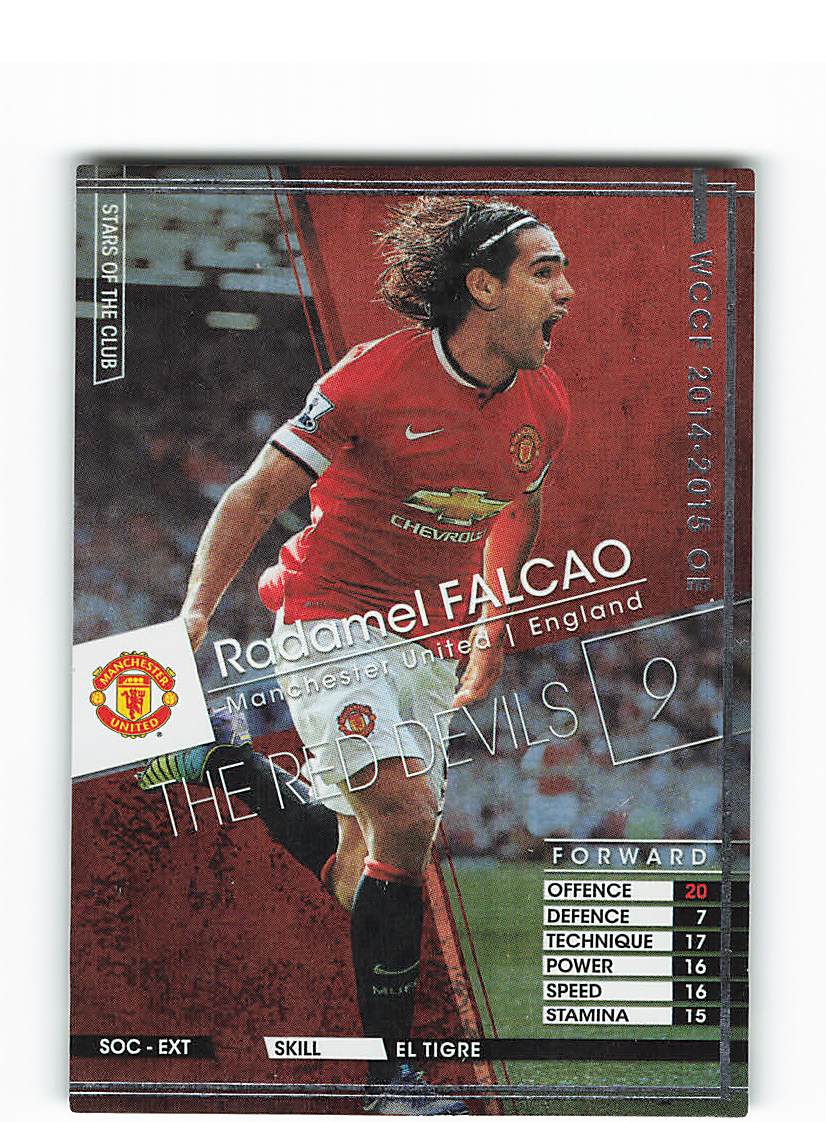 Sega Wccf Wccf14 15 Radamel Falcao Ex Ext Mandarake Online Shop