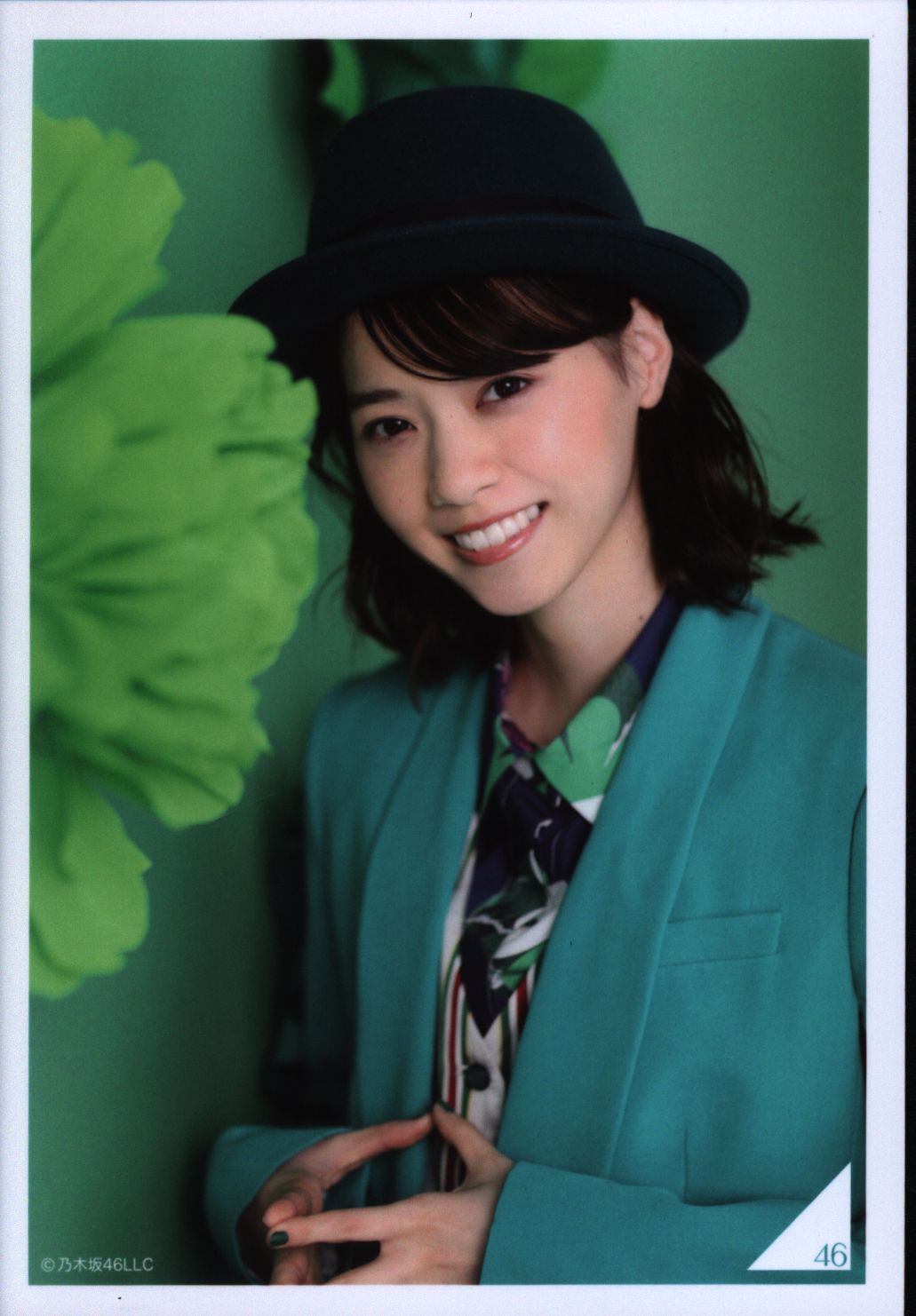 乃木坂46 生写真 西野七瀬 会場 Webshop限定 西野七瀬卒業コンサート 緑帽子ジャケット チュウ まんだらけ Mandarake