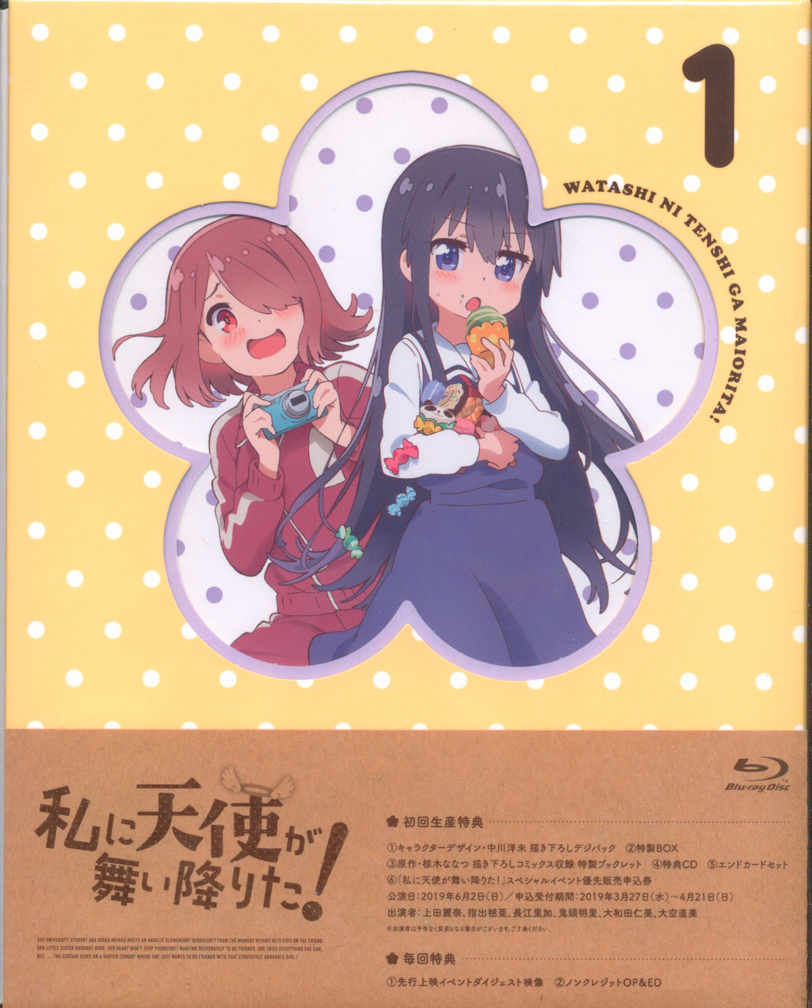 私に天使が舞い降りた! Blu-ray 全3巻 - アニメ