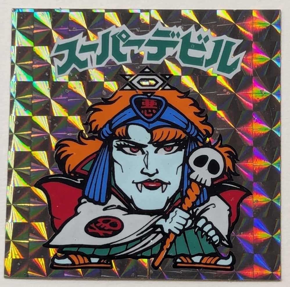 旧ビックリマン ホロ ヘッド2枚 魔肖ネロ ヘッドロココ