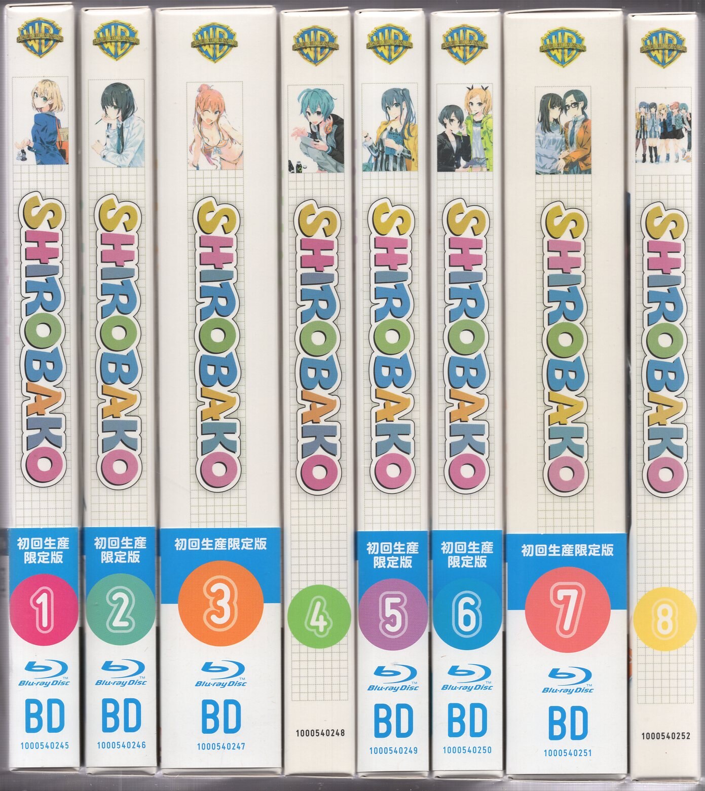 アニメBlu-ray SHIROBAKO 初回生産限定版全8巻 セット | まんだらけ