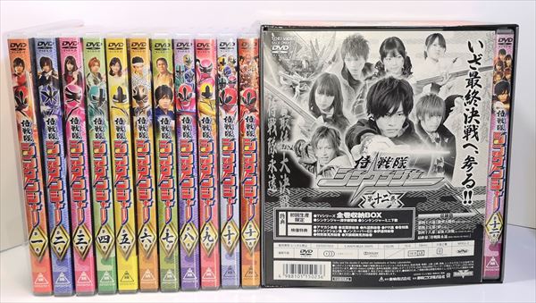 Tokusatsu DVD Samurai Sentai Shinkenger First edition Complete 12 ...