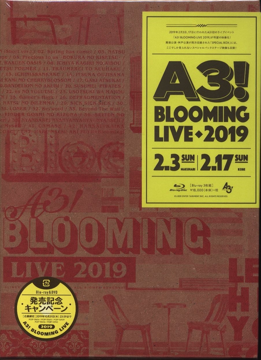 1800円 71％以上節約 A3 BLOOMING LIVE 2019 SPECIAL BOX