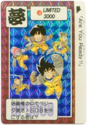 Carte Dragon Ball 697 FR Grand Combat Part 6 Carddass Bandai 1996