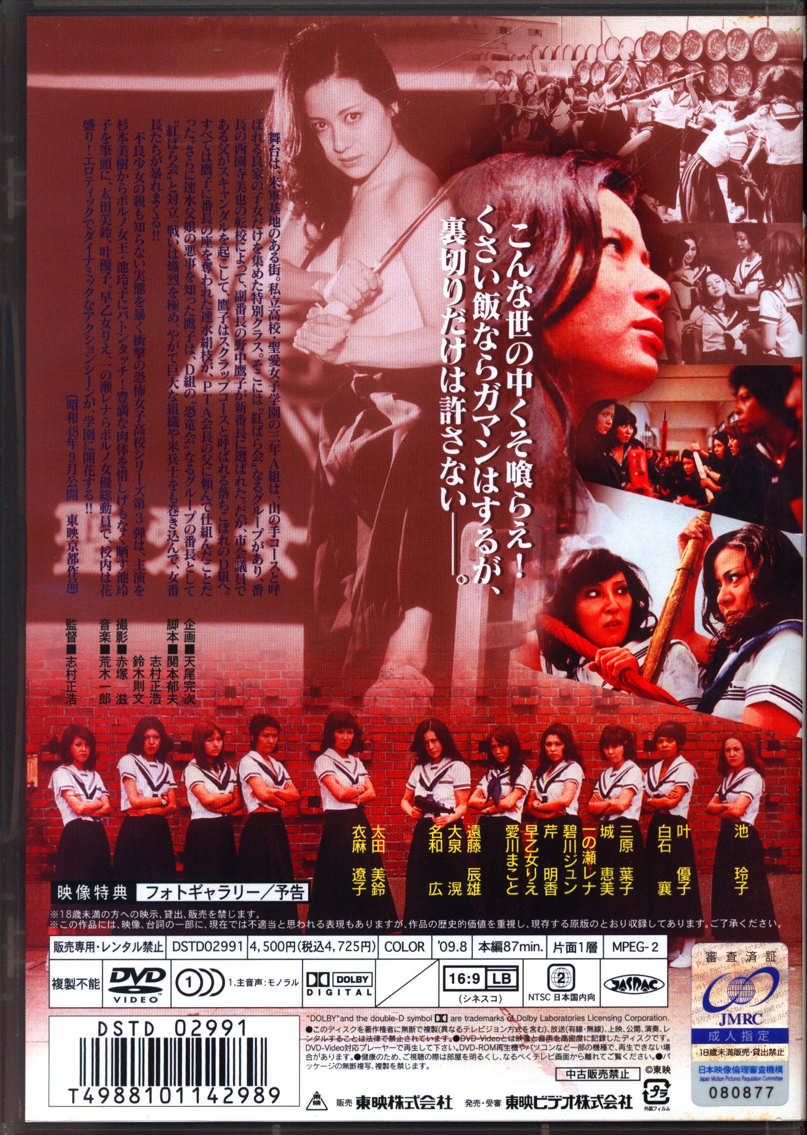 国内映画DVD 恐怖女子高校 不良悶絶グループ | ありある | まんだらけ MANDARAKE