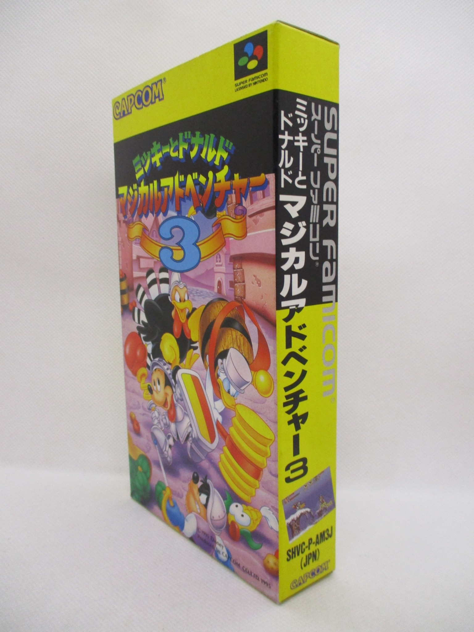 ☆レア☆ SFC ミッキーのマジカルアドベンチャー 1・2・3 ☆ミッキーマニア 箱説ハガキ付き スーパーファミコン CAPCOM - ゲーム