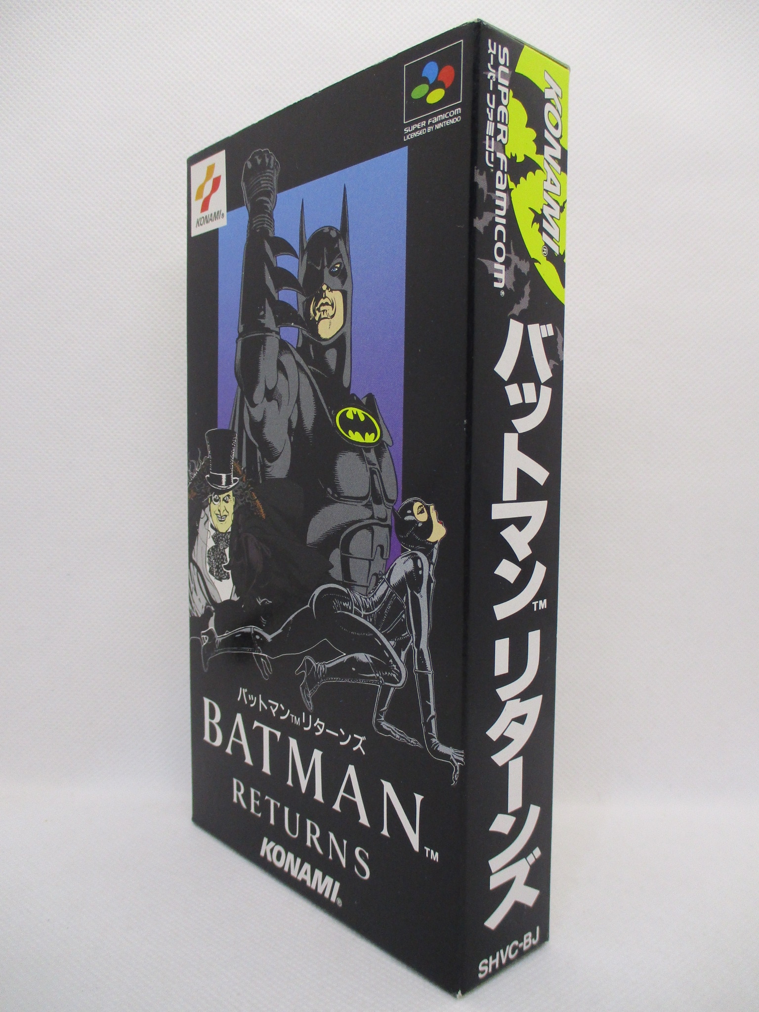 バッドマンリターンズ KONAMI スーパーファミコン ソフト 箱 説明書 バッドマンリターンズ KONAMI スーパーファミコン ソフト 箱 説明書