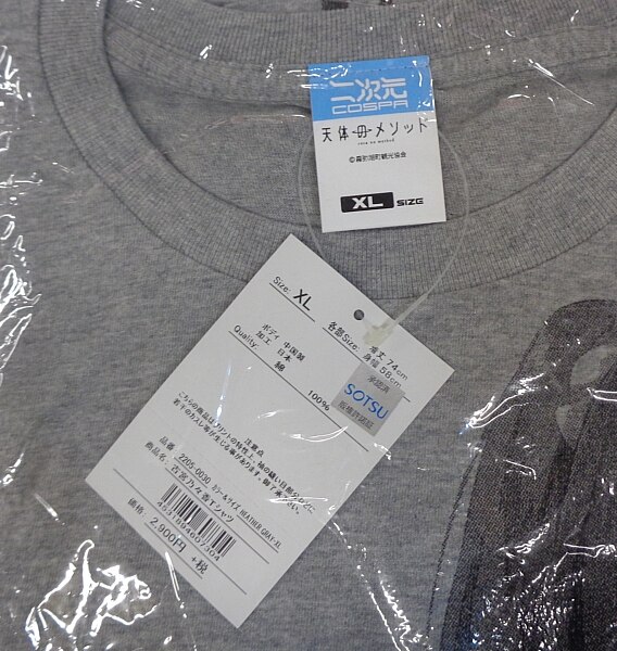 コスパ Tシャツ 古宮乃々香 HEATHER GRAY XLサイズ/天体のメソッド | ありある | まんだらけ MANDARAKE