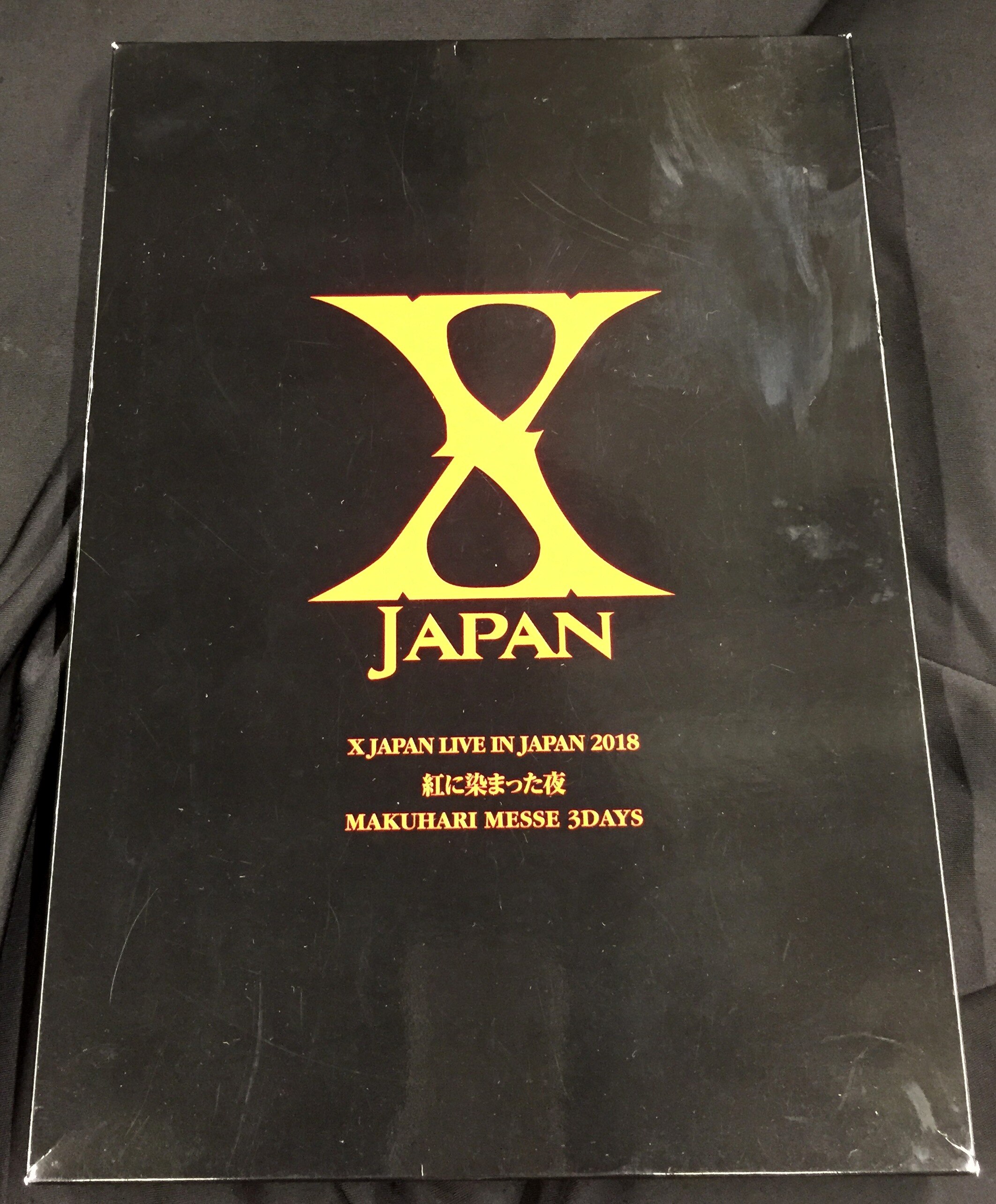 品質が Xジャパン Live?紅に染まった夜?パンフレットとステッカー