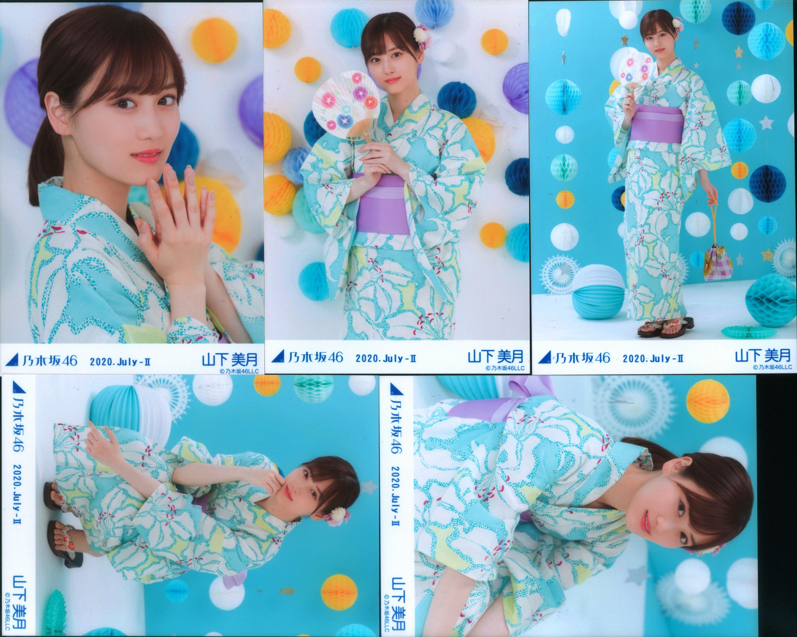 乃木坂46 山下美月 浴衣 直筆サイン
