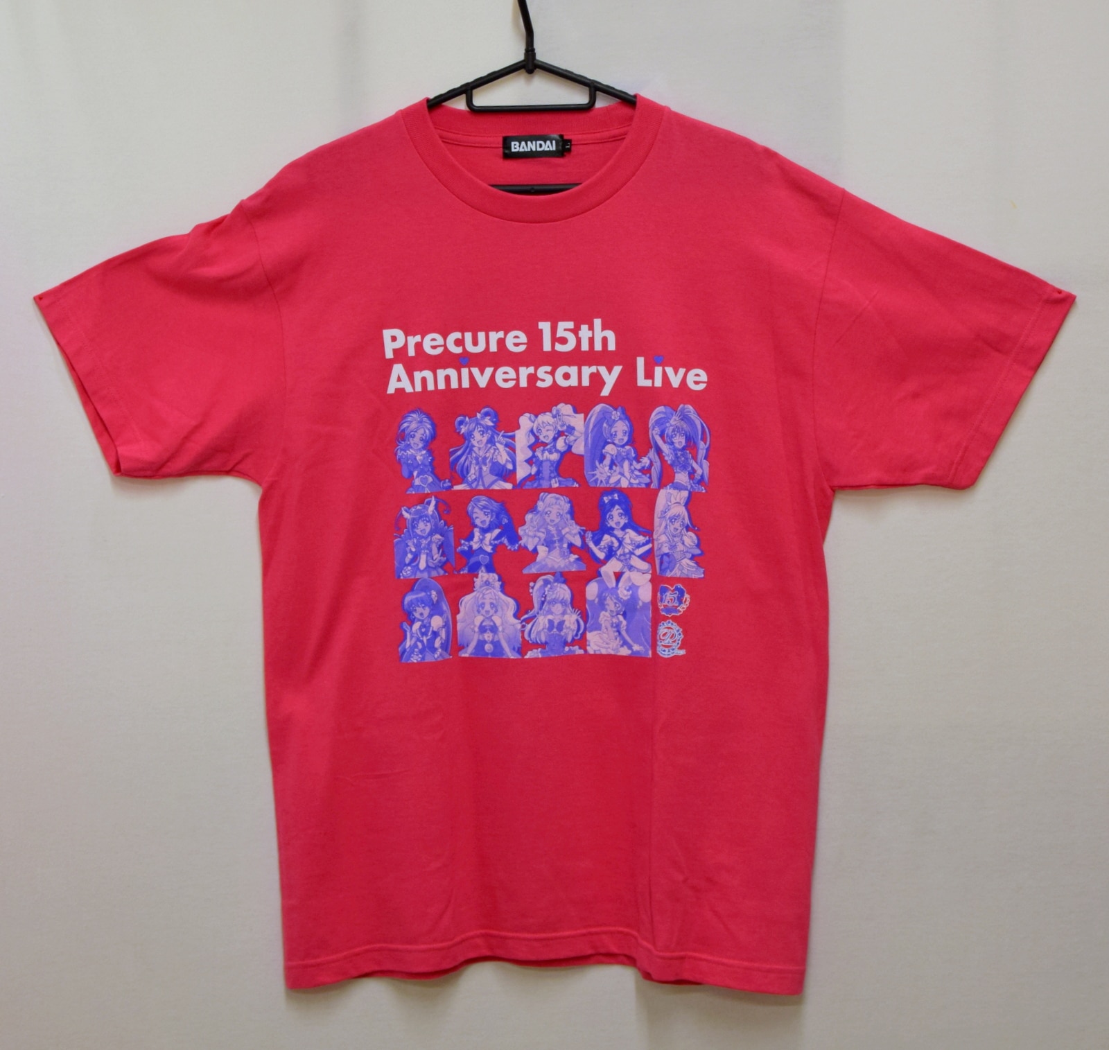 プリキュア15周年アニバーサリーライブ 15☆Dreams Come True Tシャツ