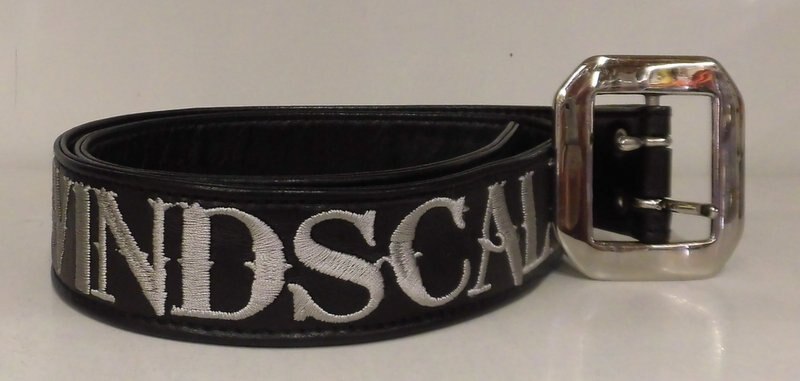 バンダイ 刺繍レザーベルト/WINDSCALE 仮面ライダーW WINDSCALE 刺繍レザーベルト ブラック×グレー Mサイズ