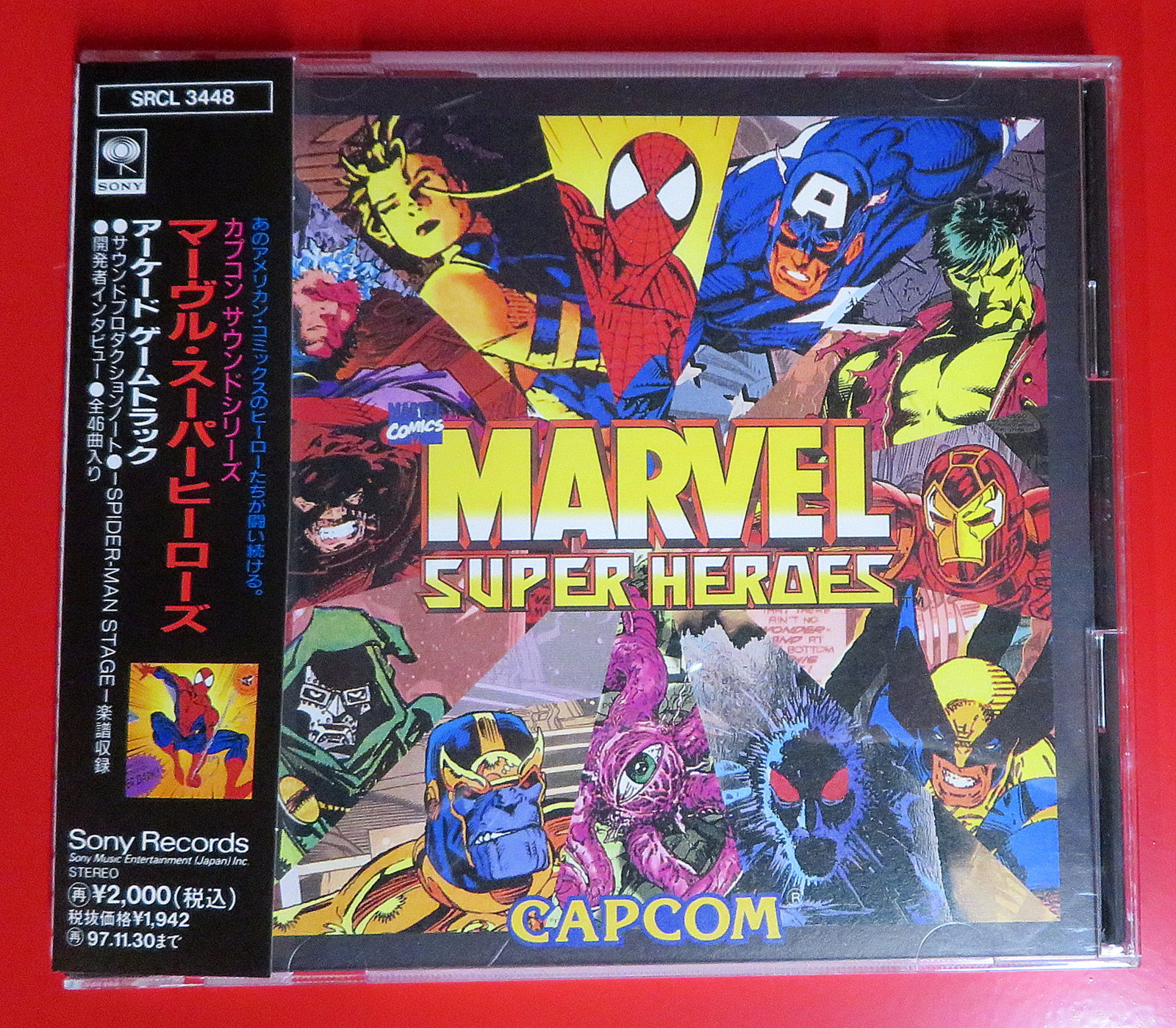 Marvel Super Heroes arcade game track